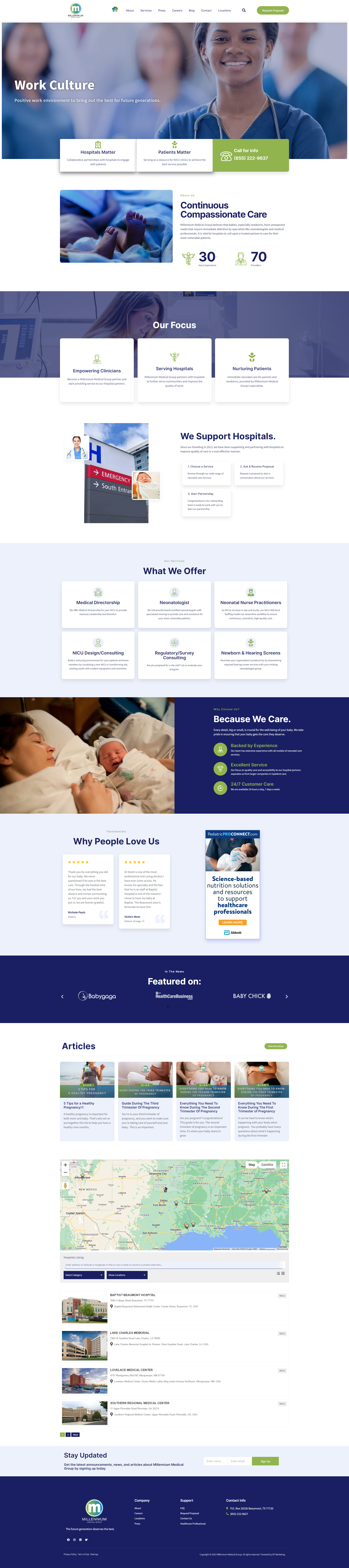 Healthcare Website