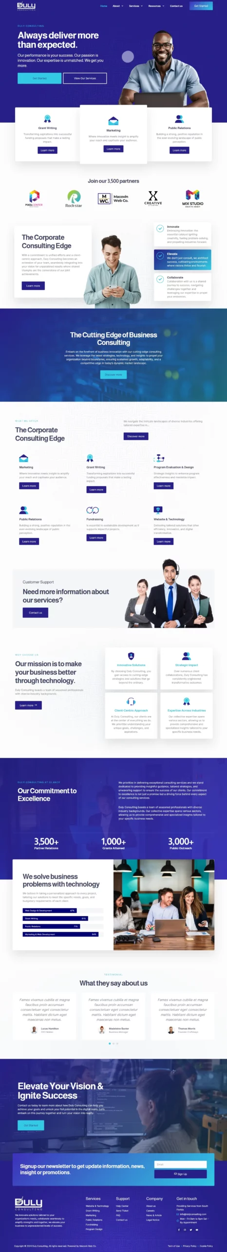 IT Consulting Website