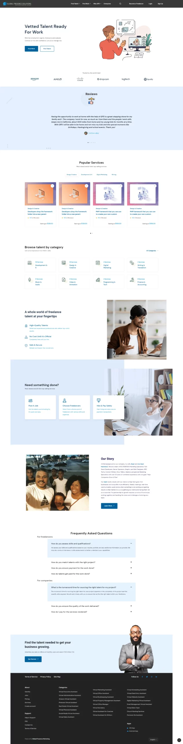 IT Consulting Website