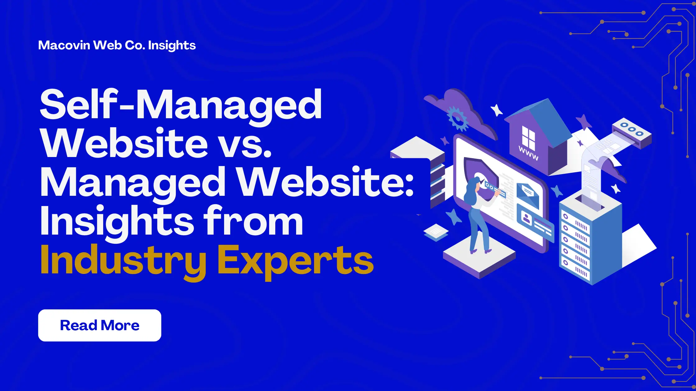 self-managed website
